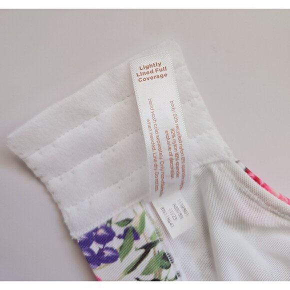 Cacique Lightly Lined Molded Full Coverage Figure Floral Underwire Bra 52DD - Picture 10 of 11